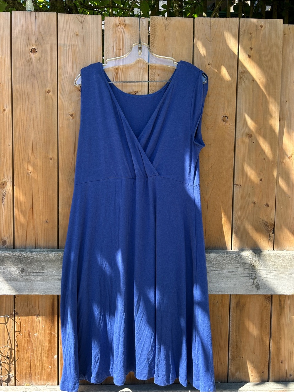 Bamboo stretch dress with flutter sleeves